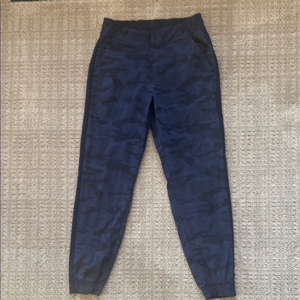 Navy Camouflage Jogger Pants
